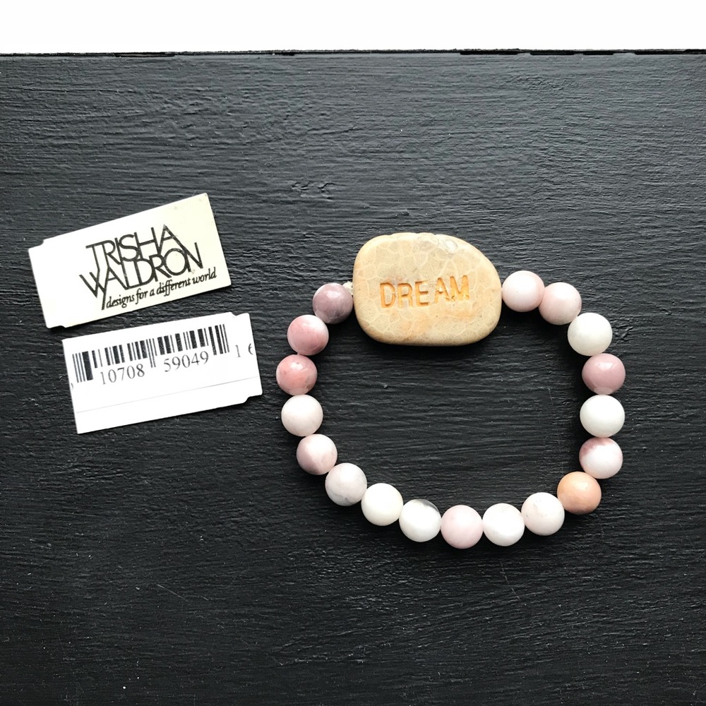 Trisha Waldron Gemstone Stretch Bracelet DREAM